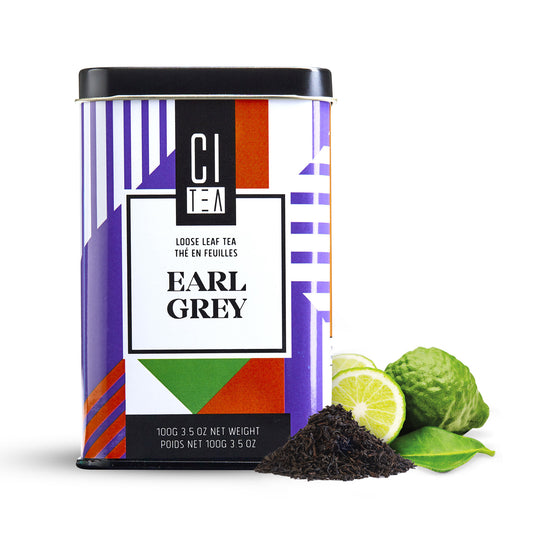 Thé en feuilles Earl Grey aromatisé à la bergamote par Citea
