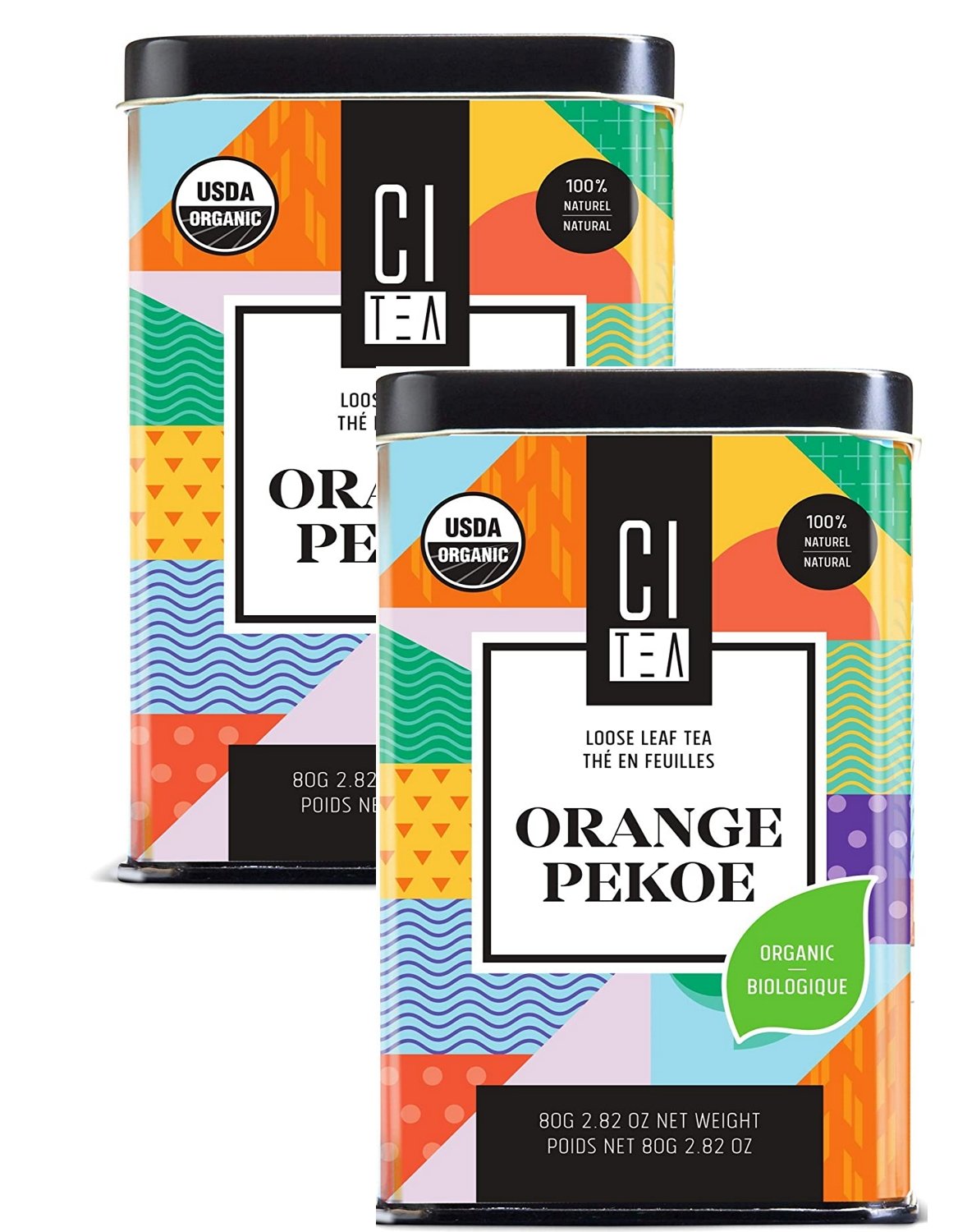 Organic Orange Pekoe Black Loose Leaf Tea - 80g