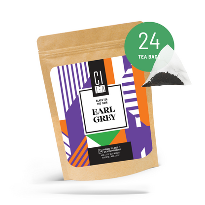 Sachets de thé pyramidaux au thé noir Earl Grey