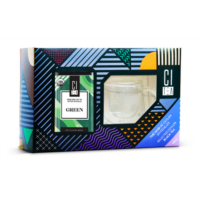 Coffret cadeau thé vert en vrac et infusion