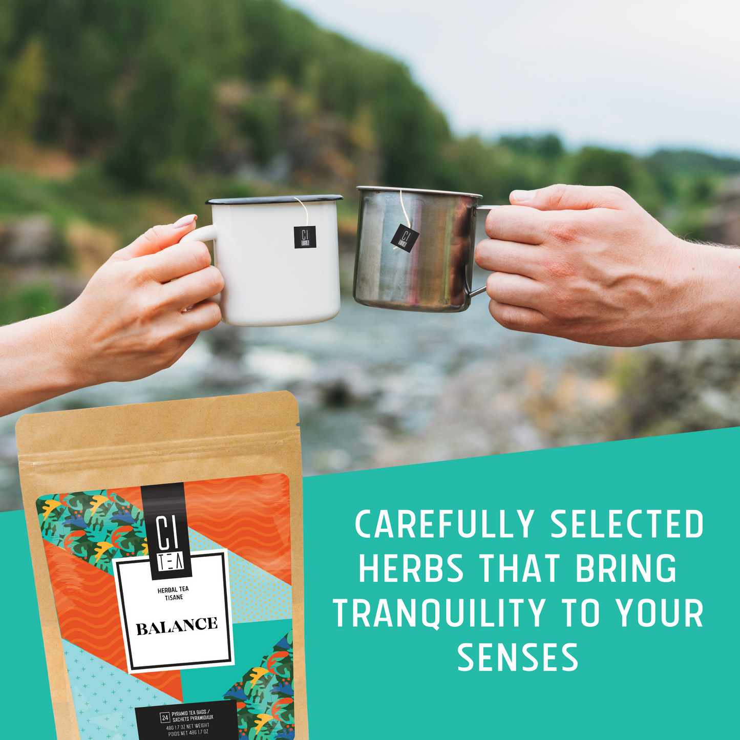 Tisane Balance en sachets pyramidal - 24 sachets