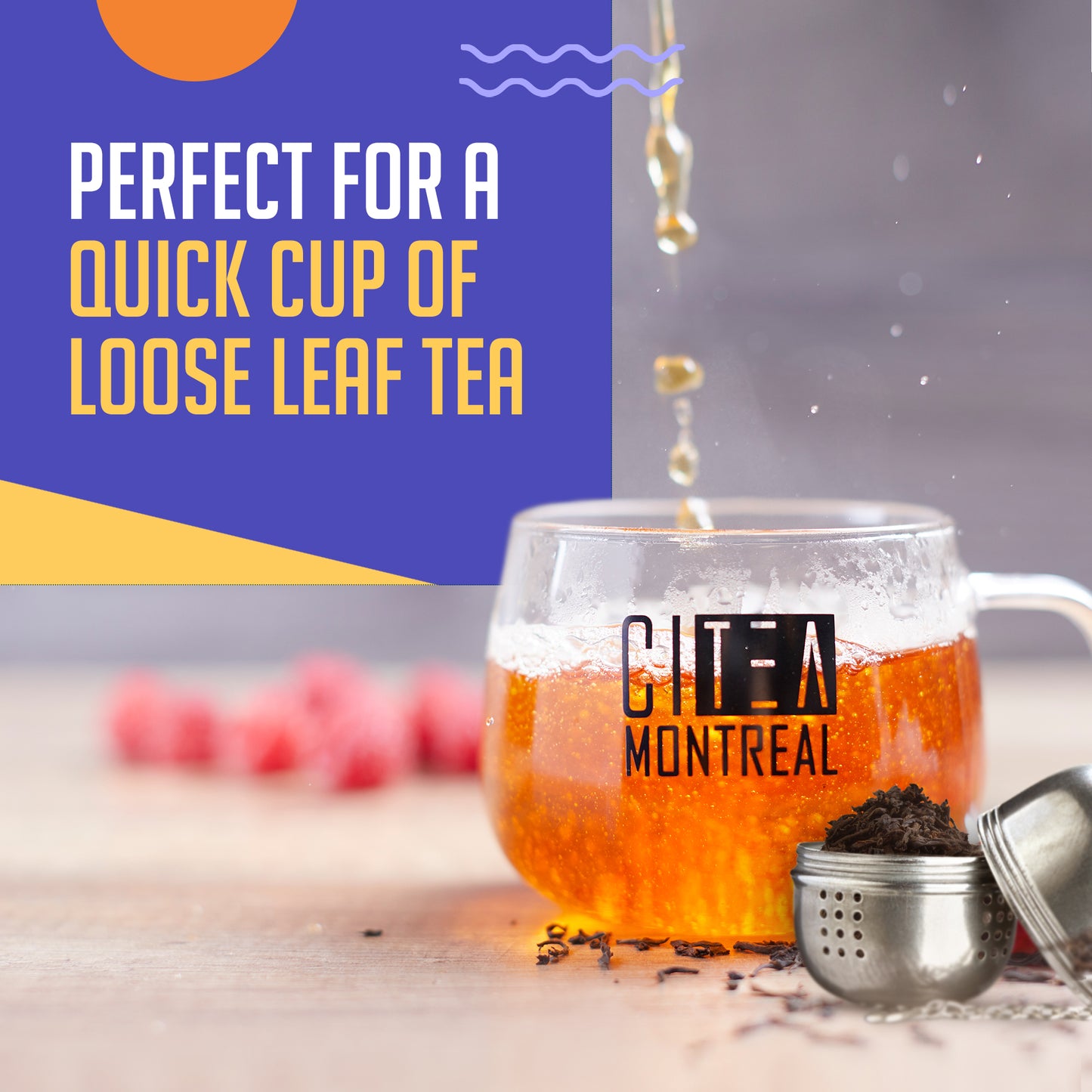 Stainless Steel Tea Ball Strainer for Loose Leaf