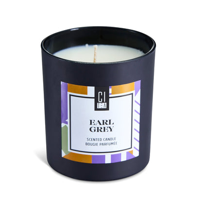 Bougie en cire de soja au parfum de thé Earl Grey - Bergamote et rose - 8 oz