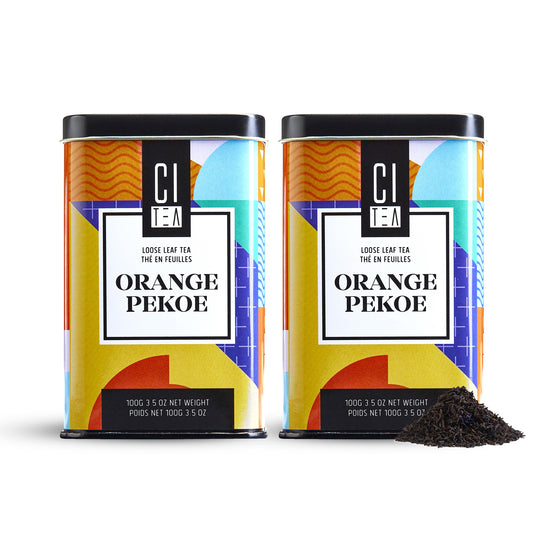 Thé noir en vrac Orange Pekoe - Lot de deux - 200 g