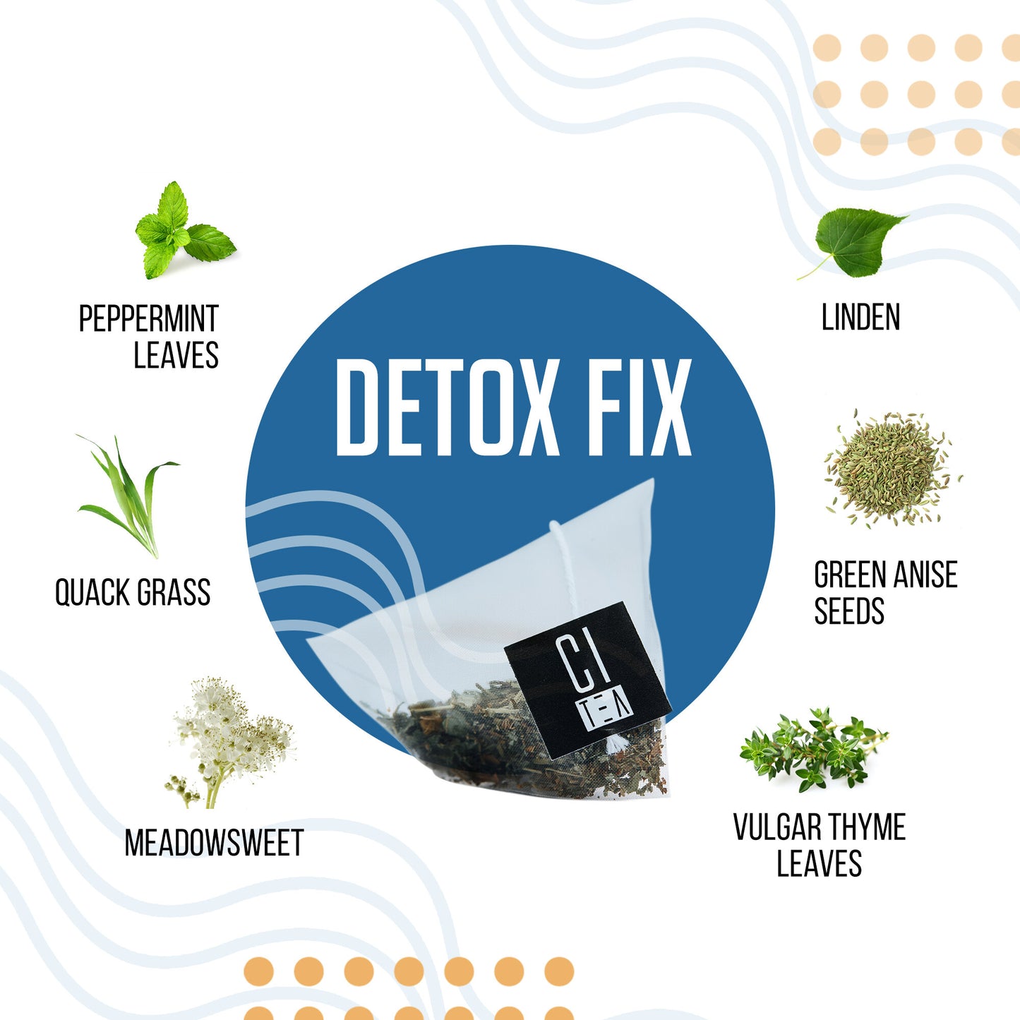 Detox Herbal Tea in Teabags - 24 Teabags