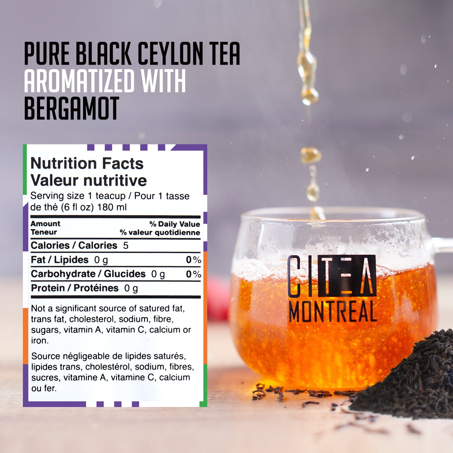 Ensemble de Thé Earl Grey et Orange Pekoe - 200g