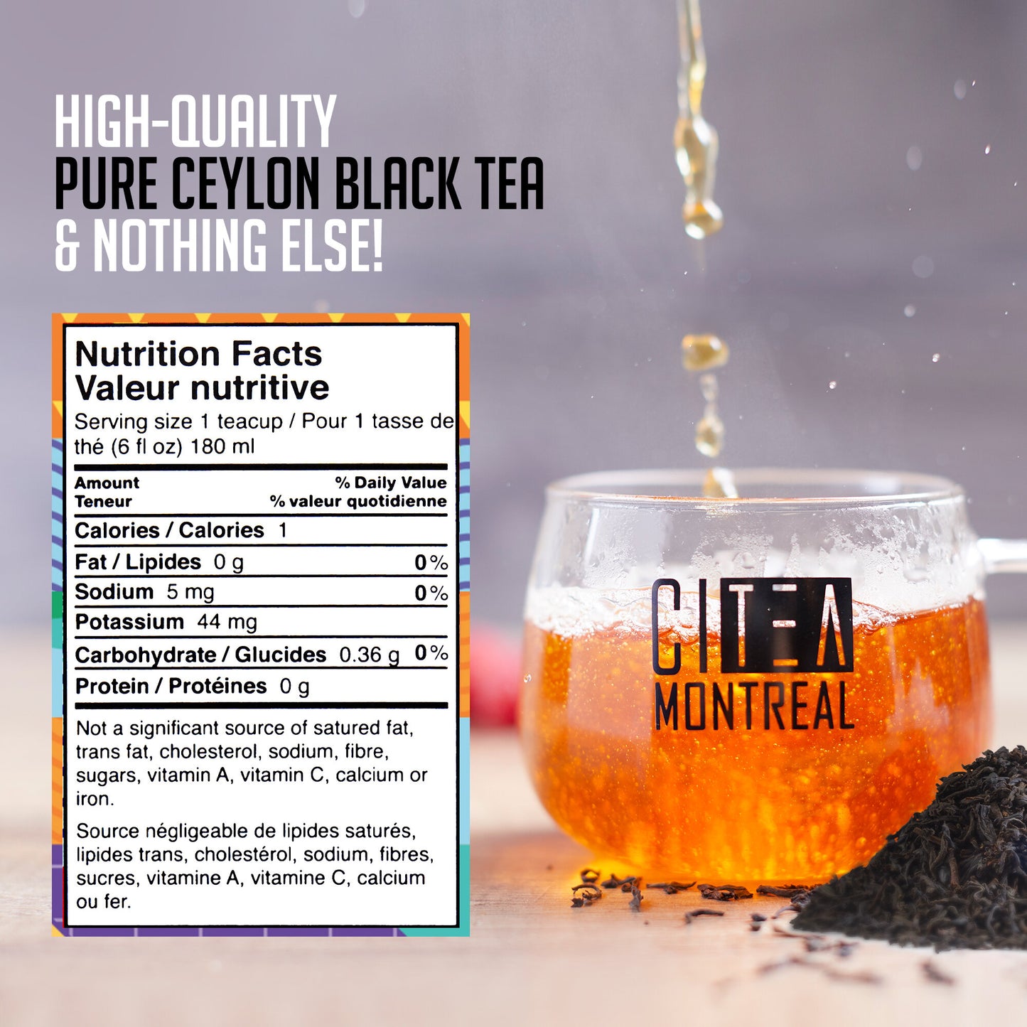 Orange Pekoe Loose Leaf Tea with Teaball