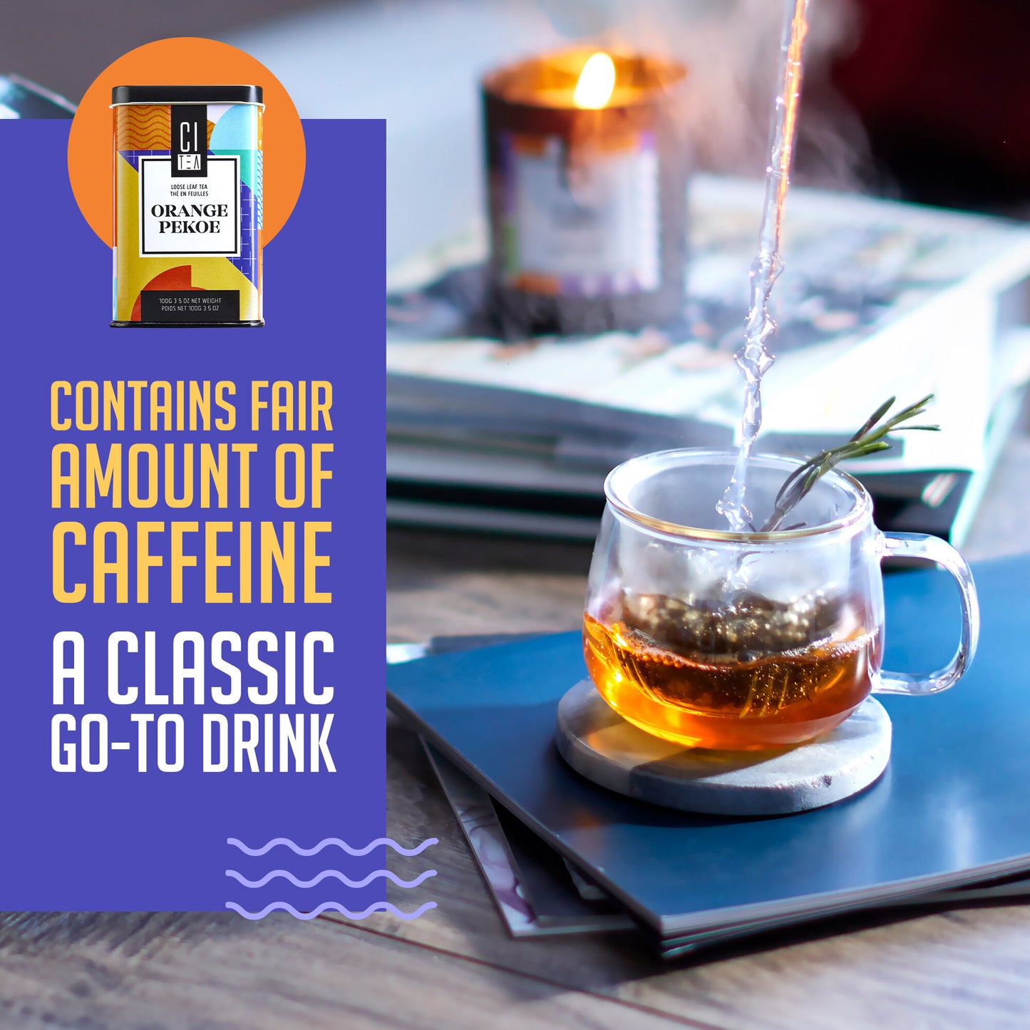 Orange Pekoe Loose Leaf Tea with Teaball