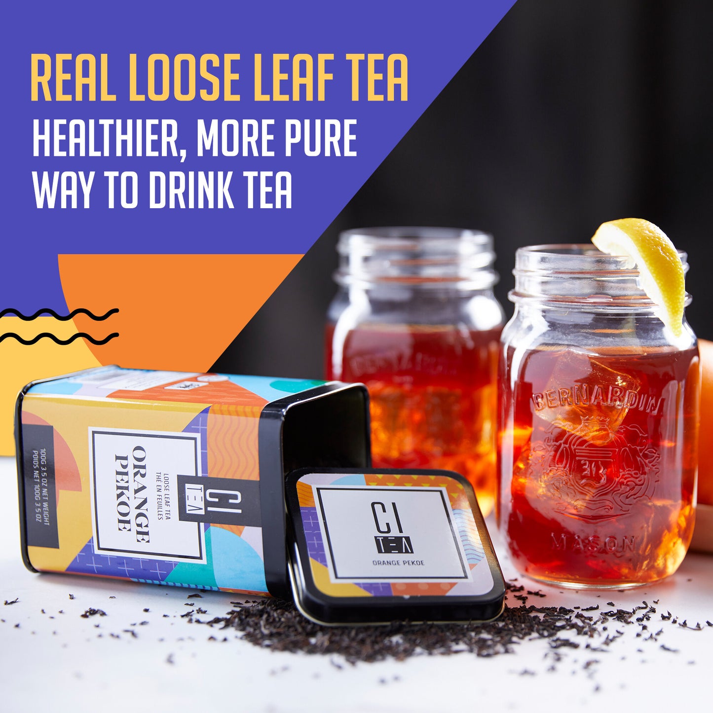 Orange Pekoe Loose Leaf Tea with Teaball