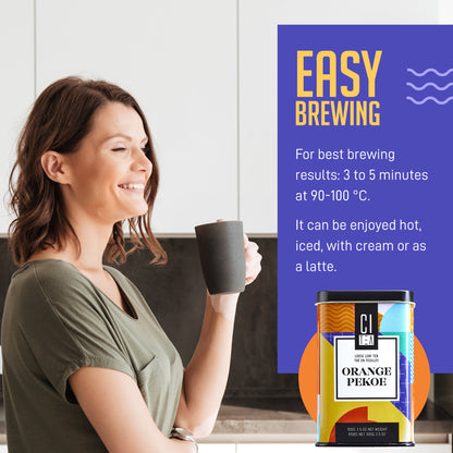 Ensemble de Thé Earl Grey et Orange Pekoe - 200g